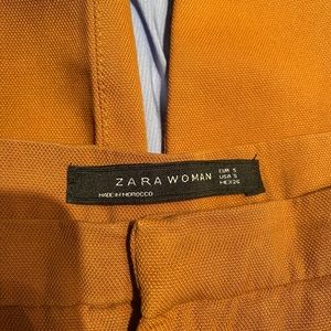 Zara blazer suit caramel brown xs